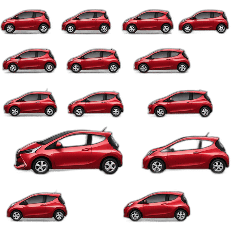 toyota aygo red emoji