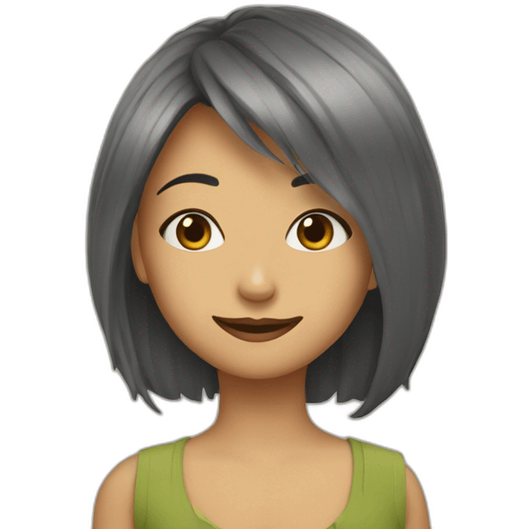 Ghina with Dina emoji