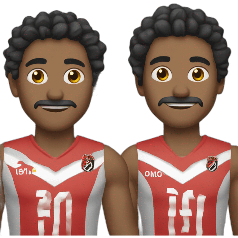 Símbolo do time do Flamengo emoji