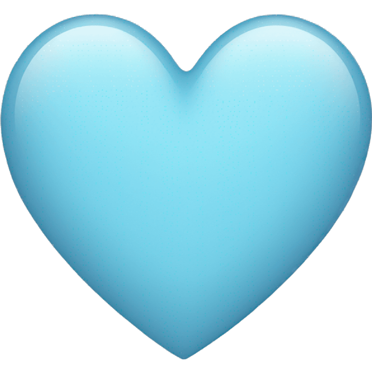 Light blue heart emoji