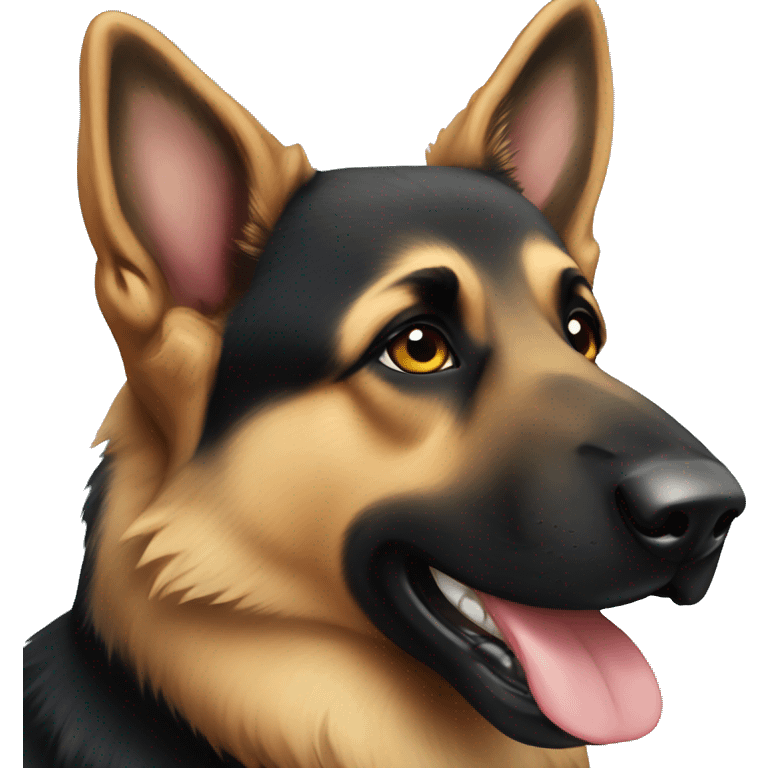 German shepherd  emoji