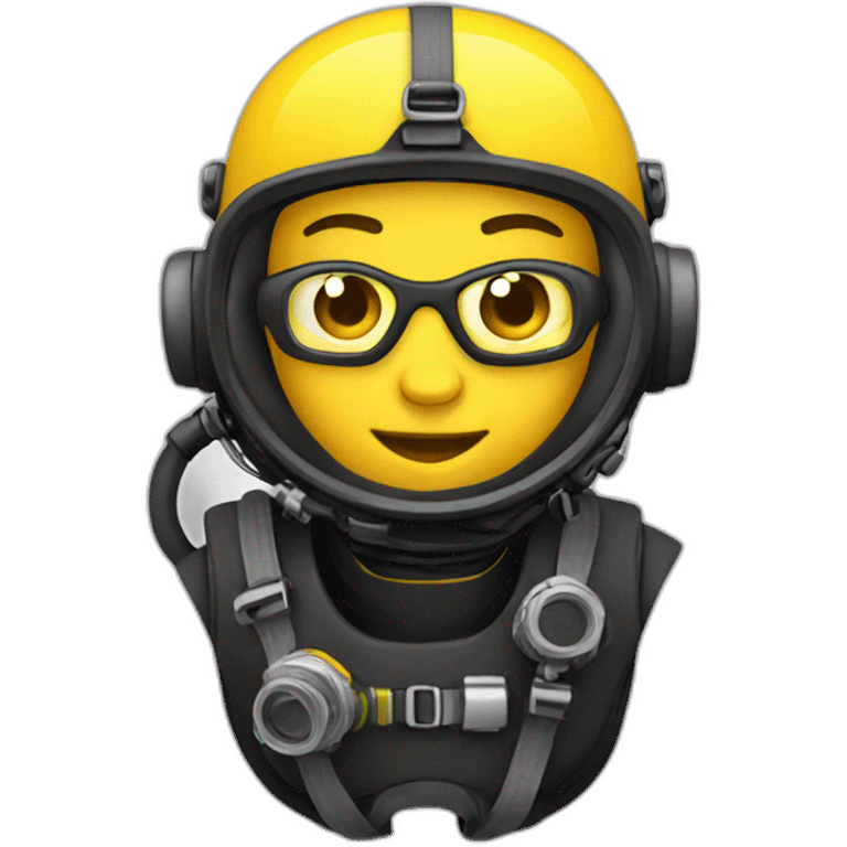 A technical diver emoji