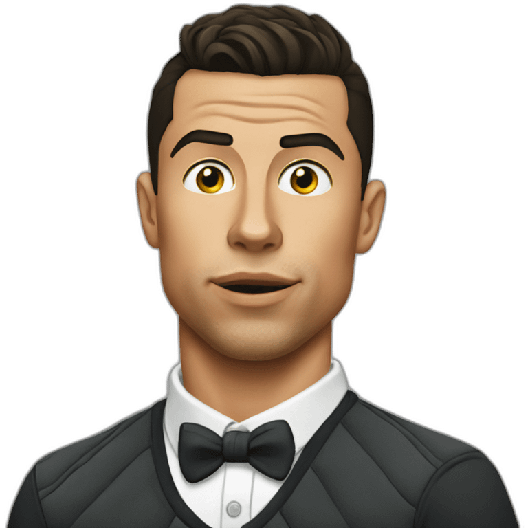 cristiano Ronaldo duckface emoji