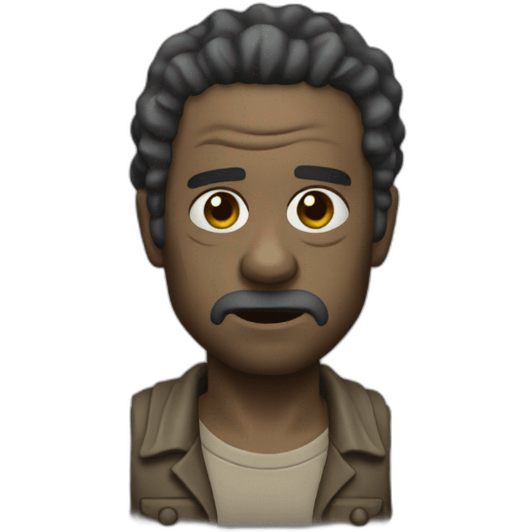 A Walker of the walking dead emoji