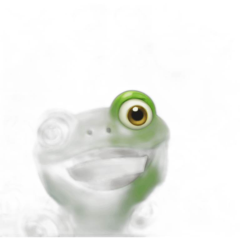 amazed frog emoji