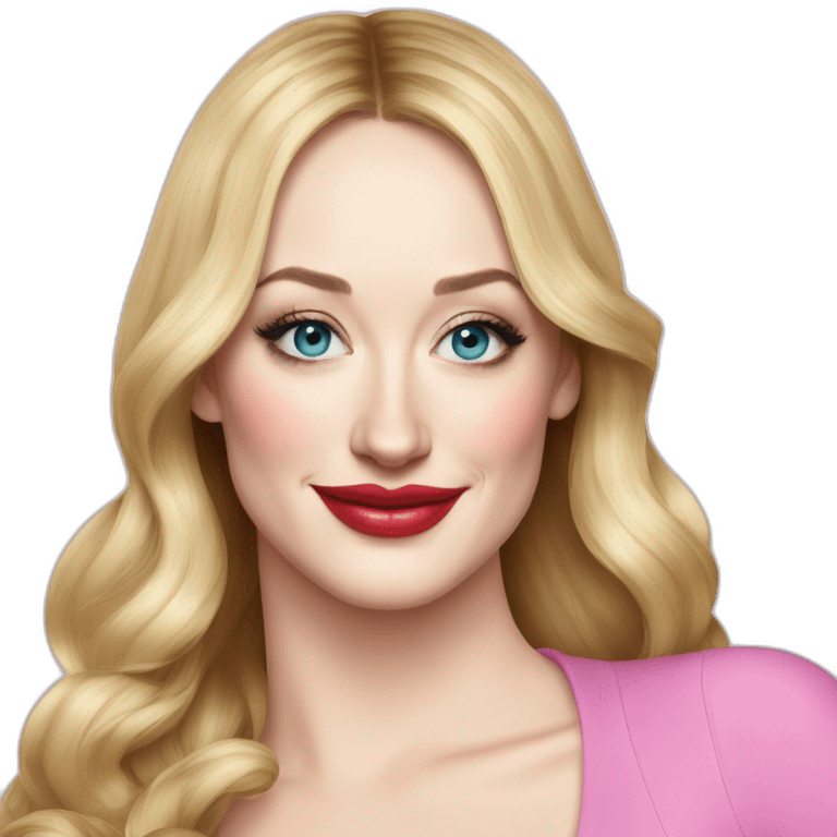 Beth behrs and Kat dennings emoji