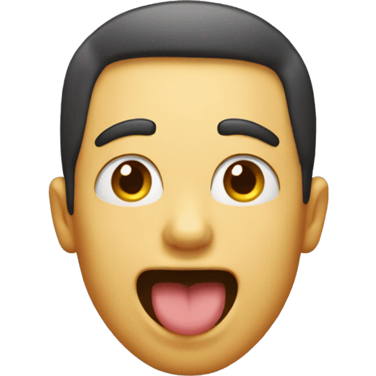 Guy winking with his tongue out emoji