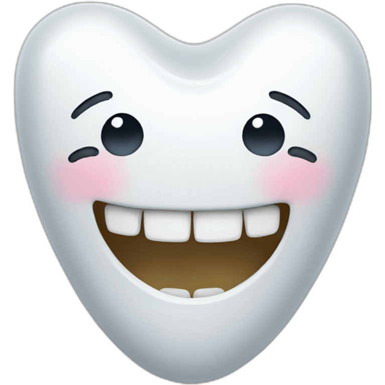 happy tooth emoji