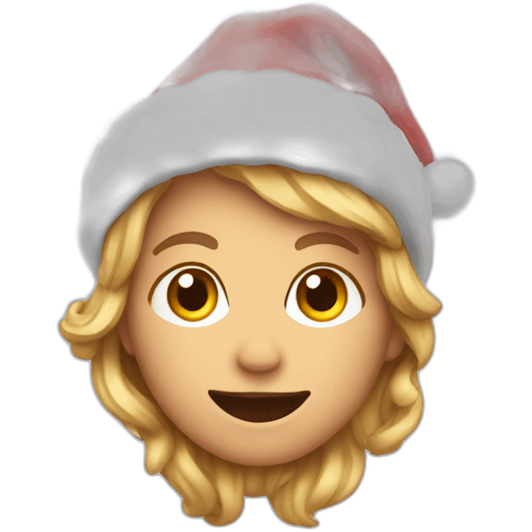 Christmas decorated emoji