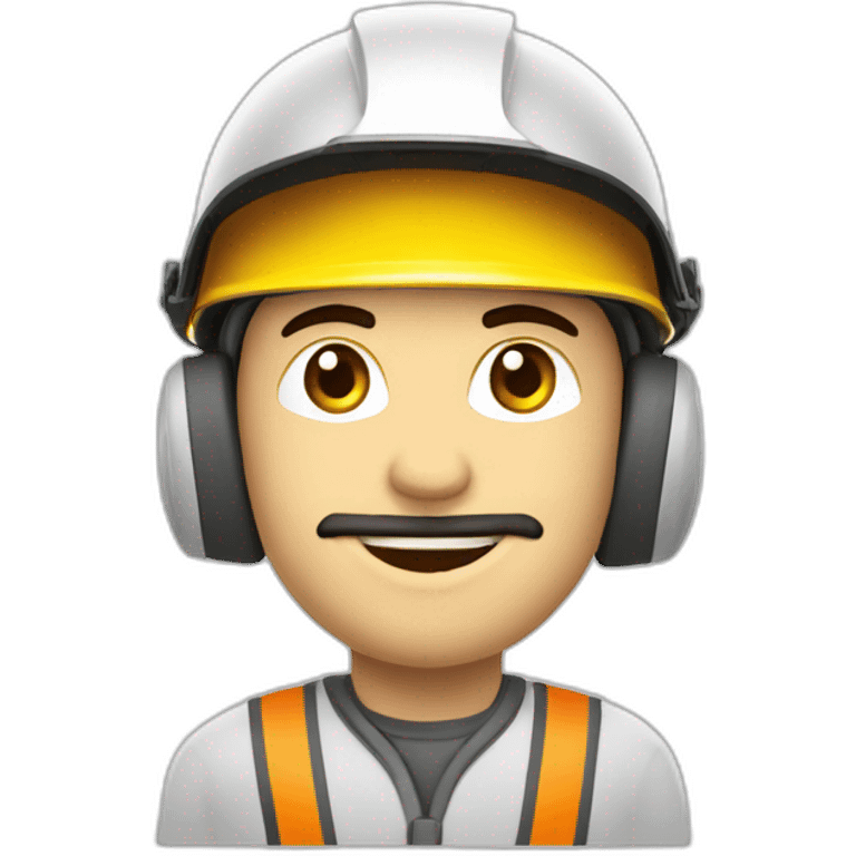 Ingeniero-electrico con logo CGE en casco emoji