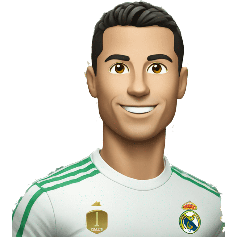 Cristiano con un mundial emoji