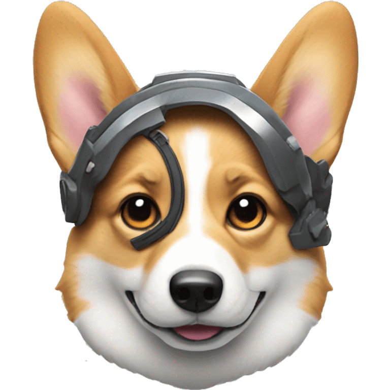 futuristic corgi emoji