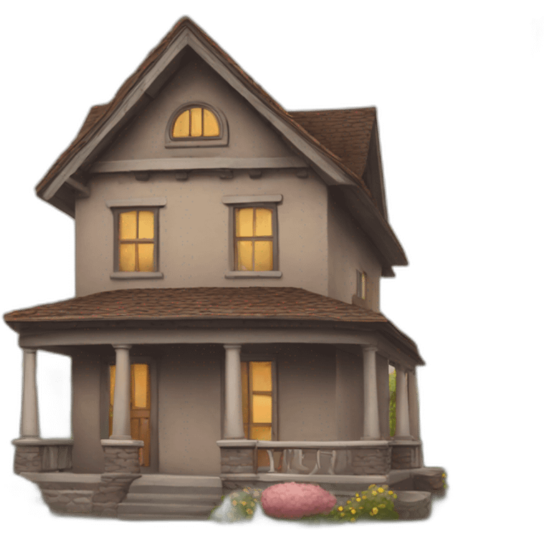 Up house emoji