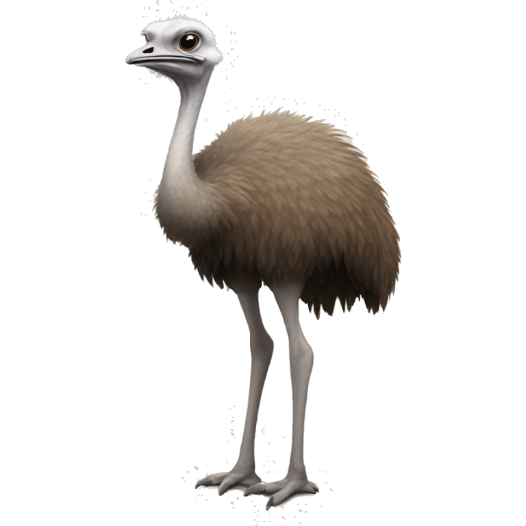 Ostrich standing emoji