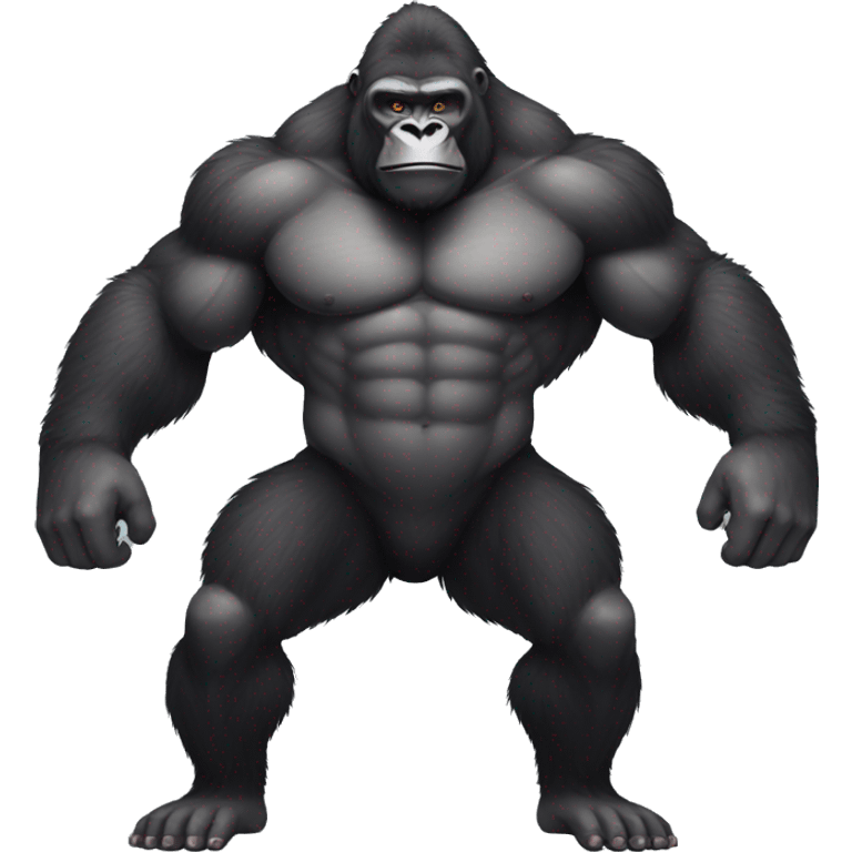 Buff Gorilla Full Body emoji