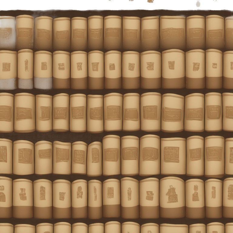 Beige and brown books emoji