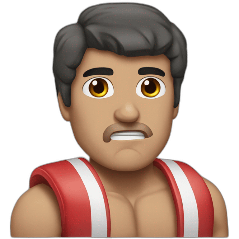 Rocky balboa boxing no mustache emoji