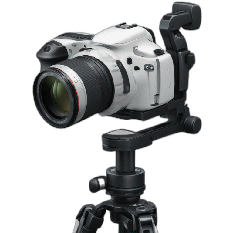 Canon camera on a gimbal emoji