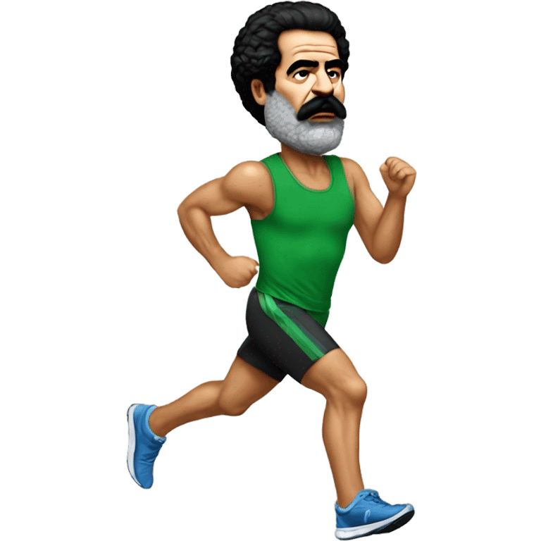 Saddam hussein jogging emoji