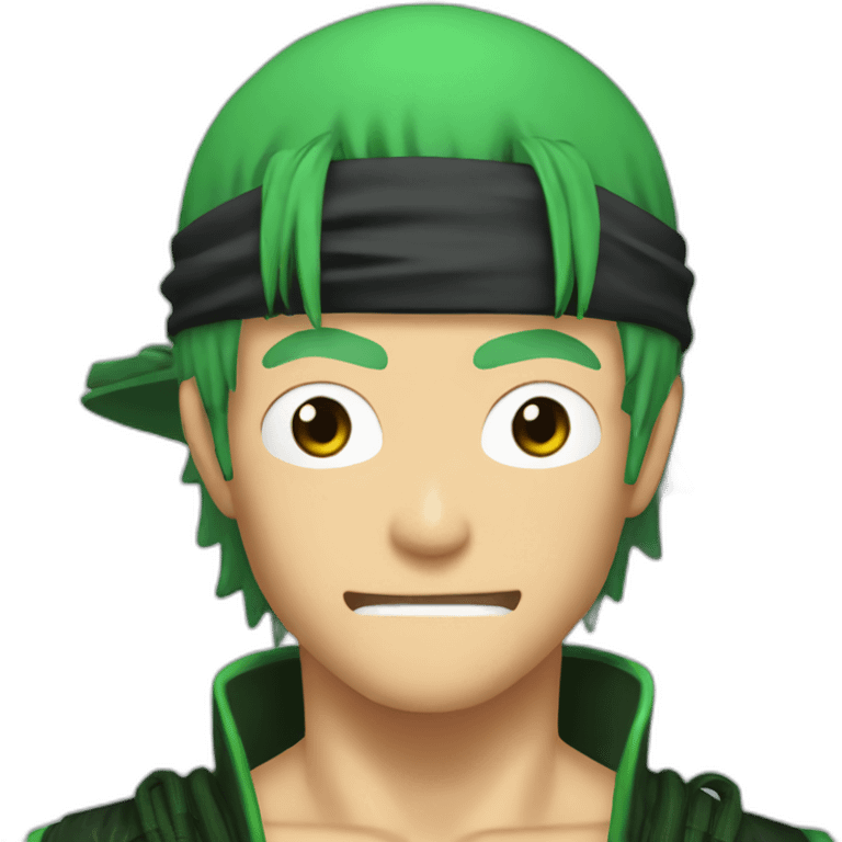 zoro qui embrasse robin emoji