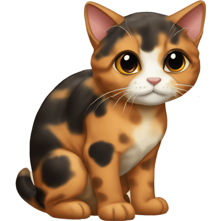 Tortoise shell calico cat emoji