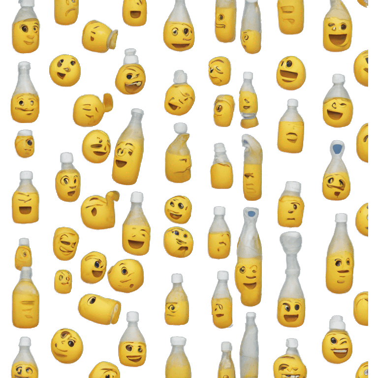 a water bottle emoji