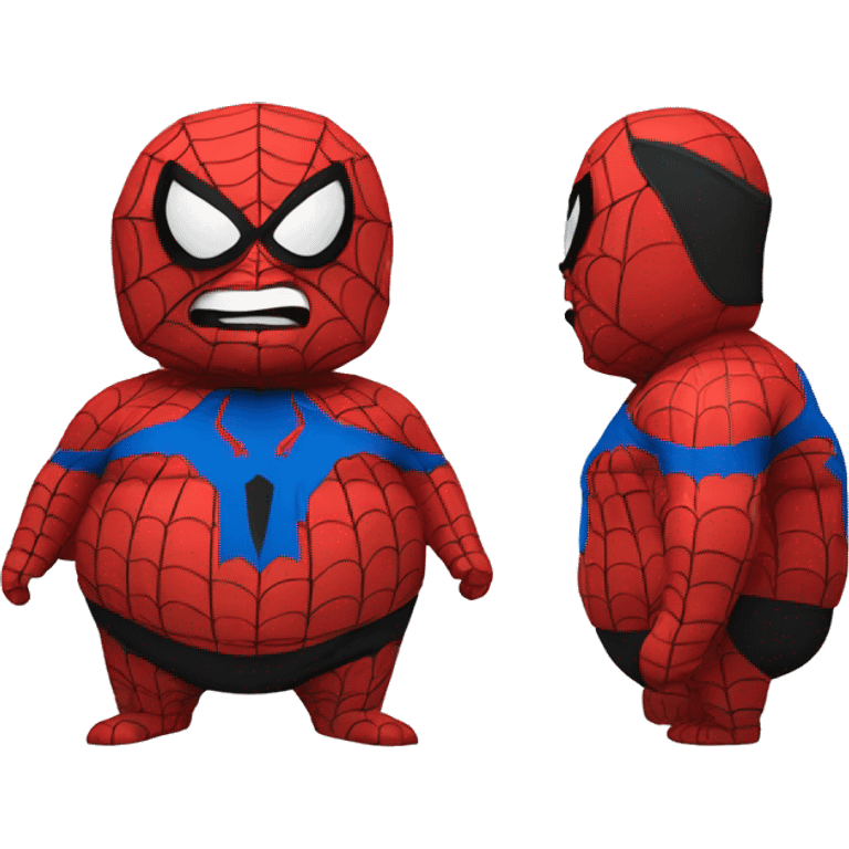 fat spiderman emoji