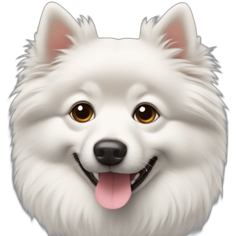 German Spitz white dog emoji