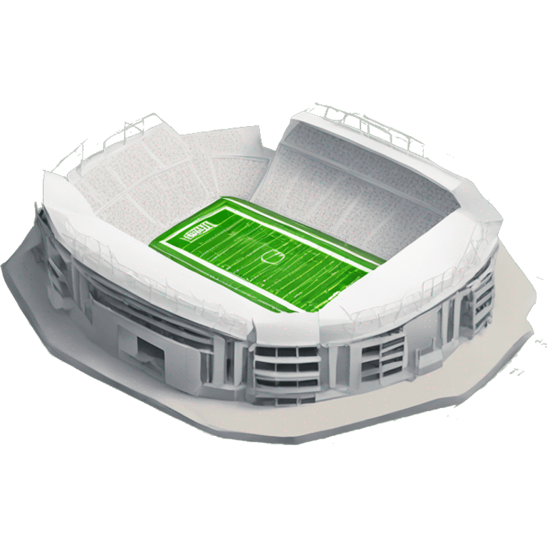 White football stadium emoji