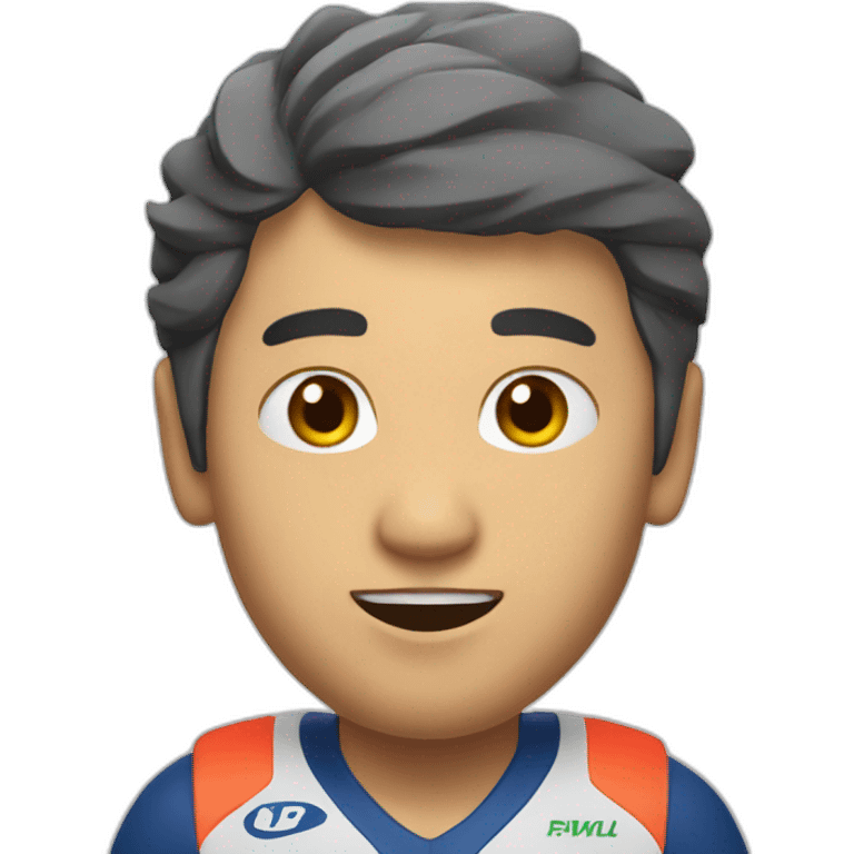 asian Padel man emoji