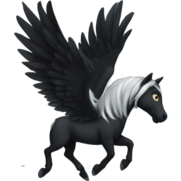 Black Pegaso emoji