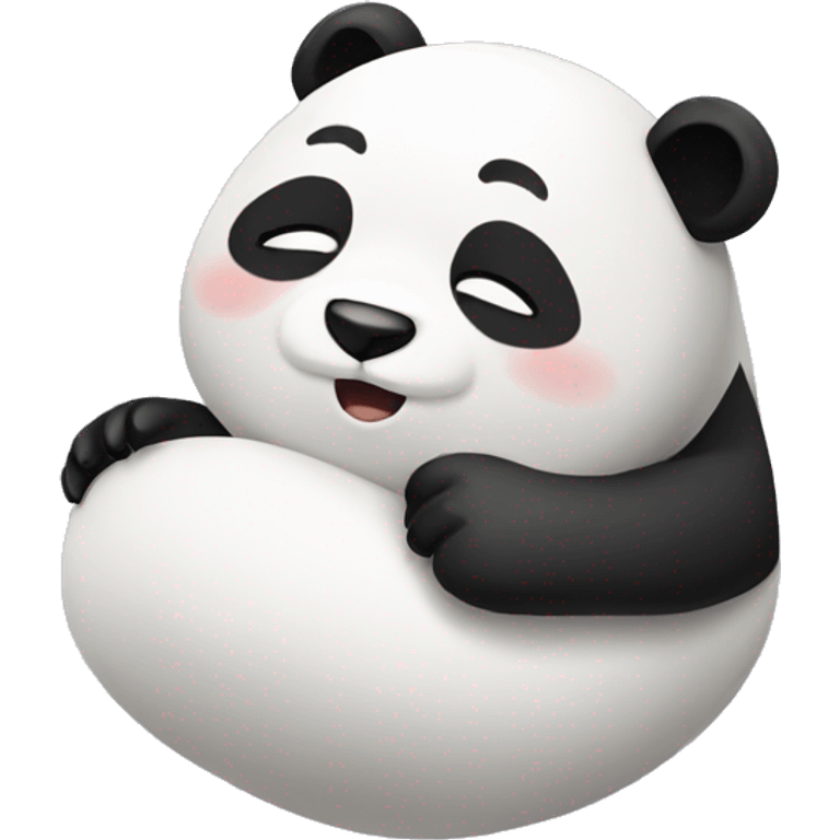 Panda falling asleep  emoji