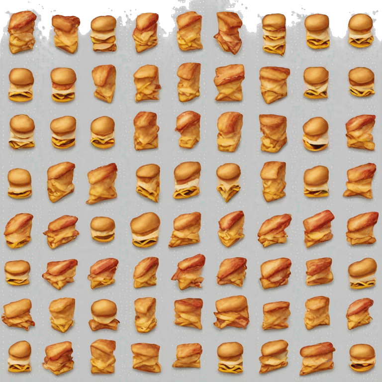 Crispy Mcbacon menu emoji