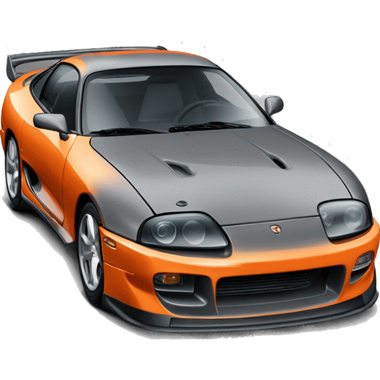 Orange supra mk4 tuned emoji