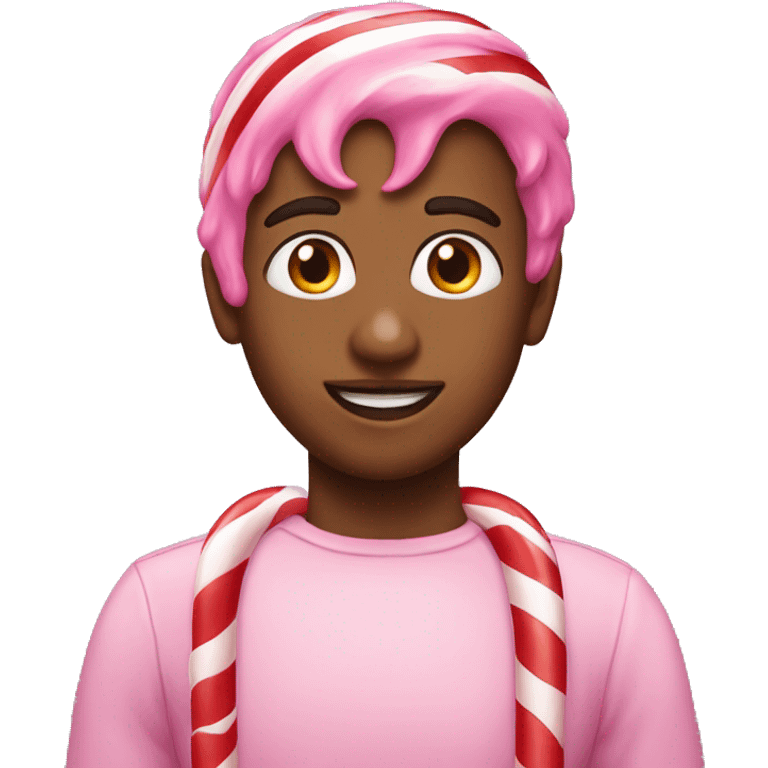 candy cane pink emoji