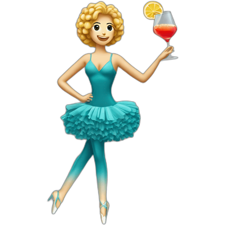 Danseuse cocktail farine emoji