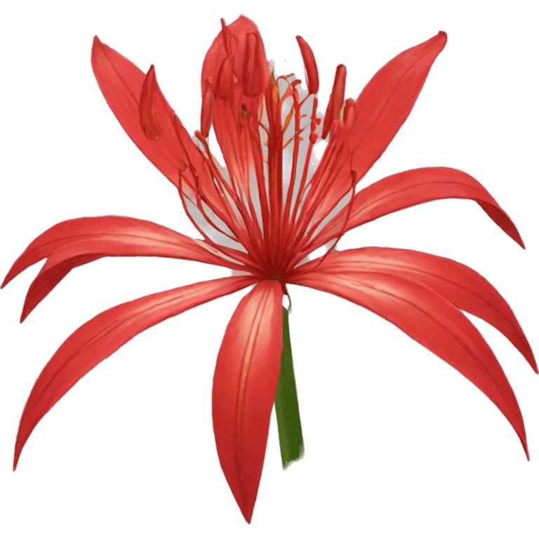 red spider lily emoji