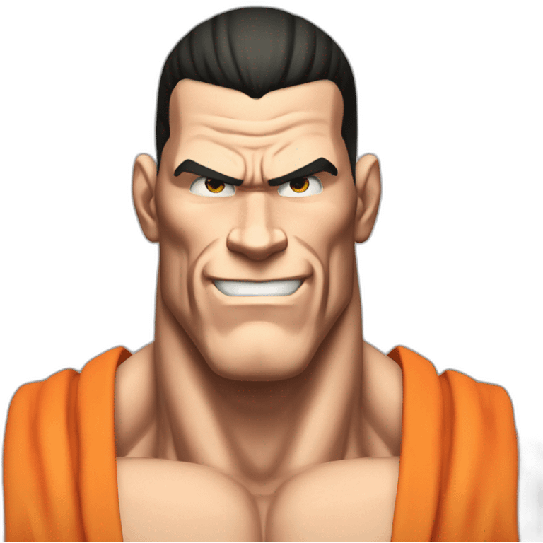 John Cena fuse Goku emoji