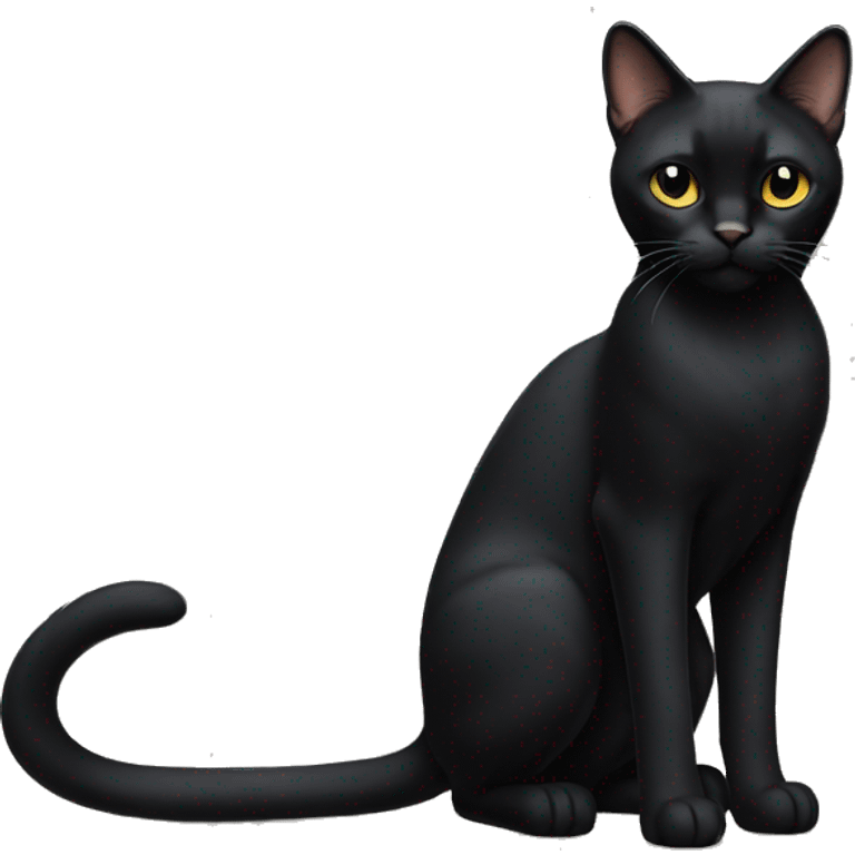 bombay cat standing upright emoji