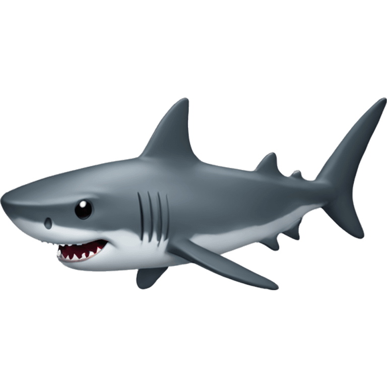 Cap shark emoji