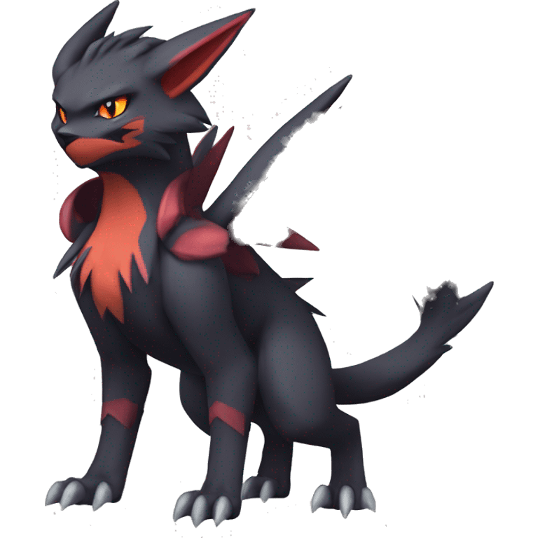 Noivern-Litten-Zoroark full body emoji