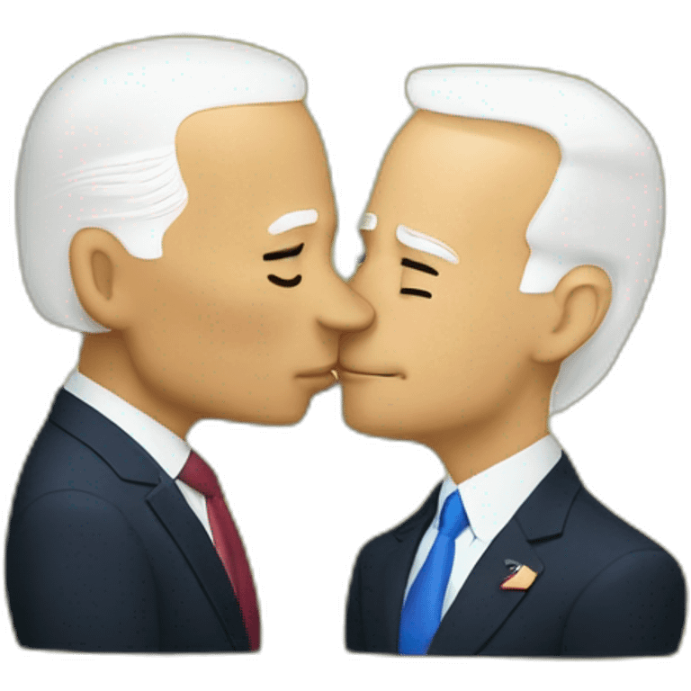 zelensky kissing biden emoji