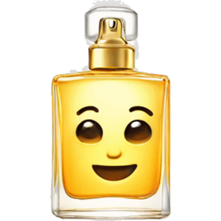 a perfume inspired by the coco mademoiselle with a happy face emoji