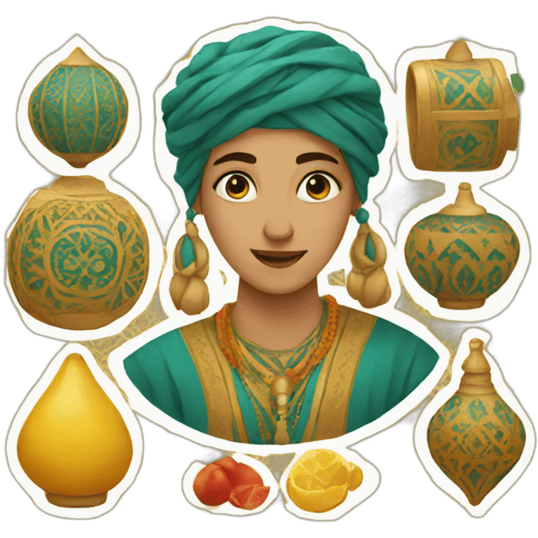 Moroccan arts emoji