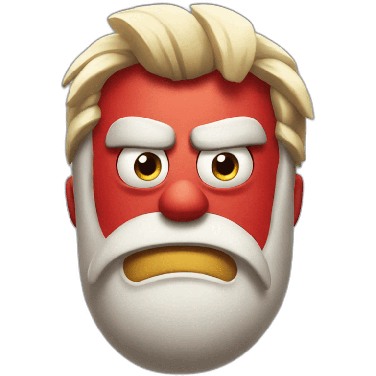 red from angry birds cartoon emoji