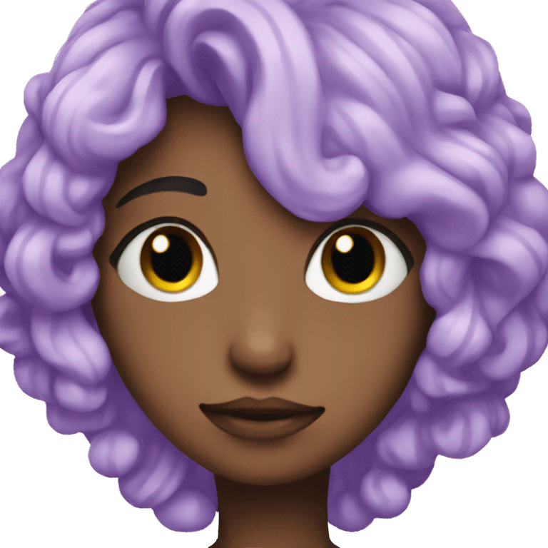 Purple cute aesthetic emoji