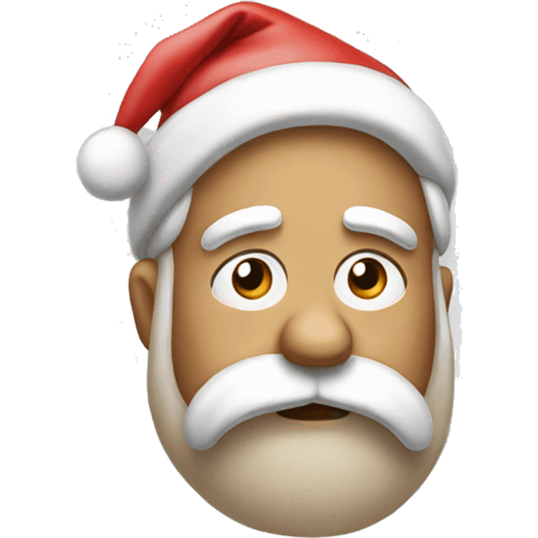 sad santa emoji