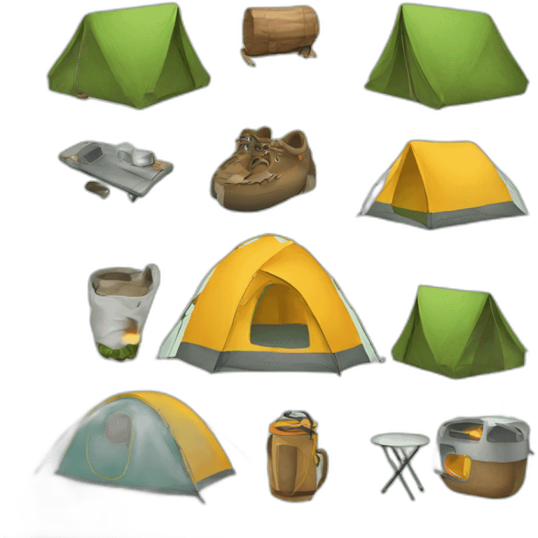 camping emoji