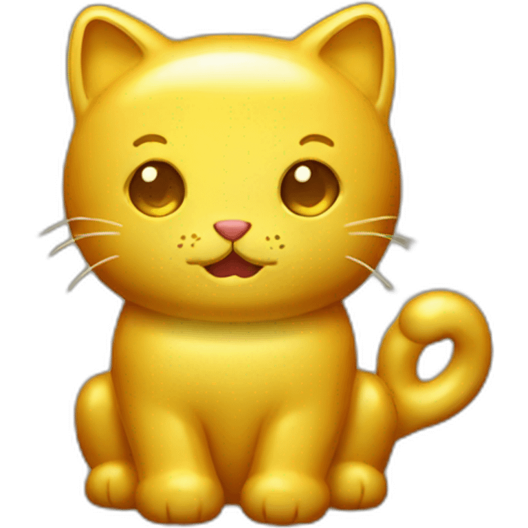 gummy cat gold emoji