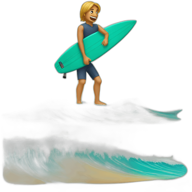 Tabla de surf emoji